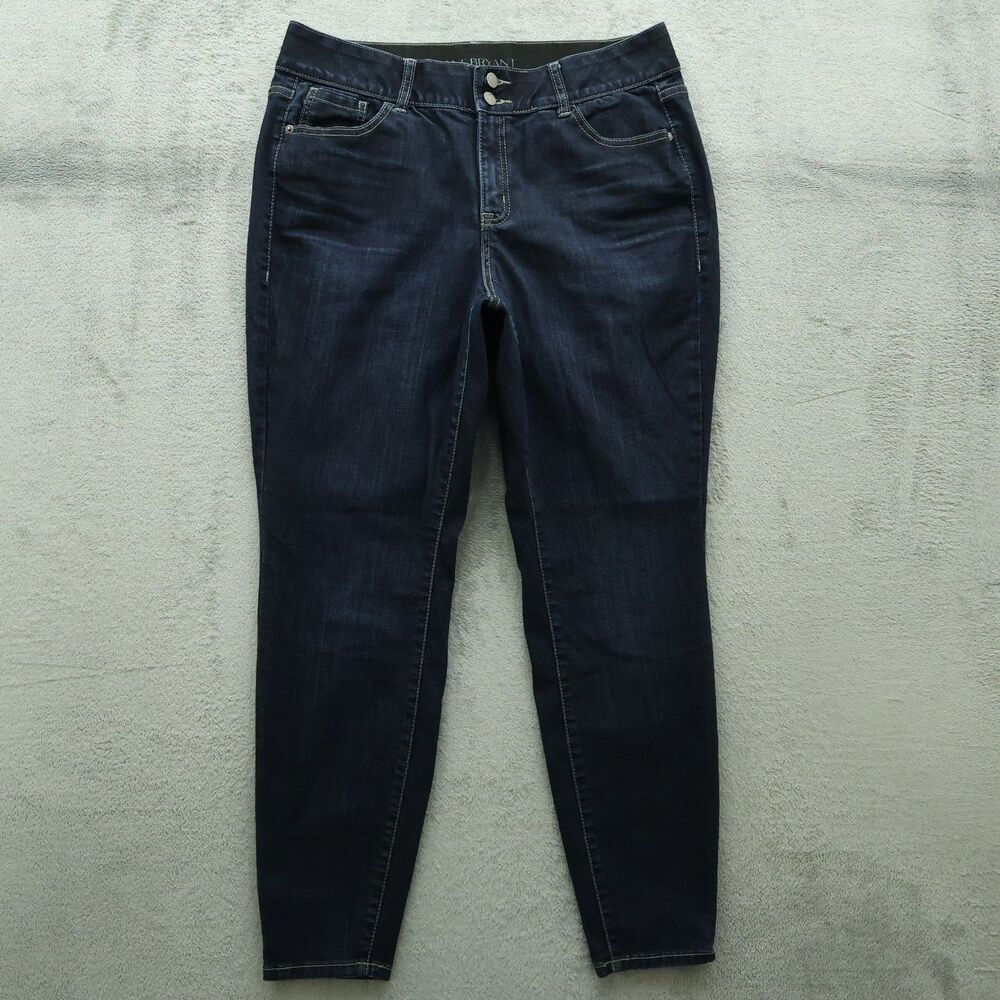Lane Bryant Jeans Womens Size 16R Blue High-Rise Skinny Denim 30" Inseam Stretch
